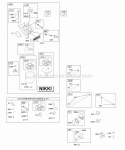 Carburetor Fuel Supply Kit - Carburetor Overhaul Diagram and Parts List for 31P977-0670-E1  Briggs and Stratton Engine